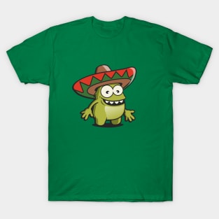 Chupacabra Bright Colorful Fun Mexican Monster T-Shirt